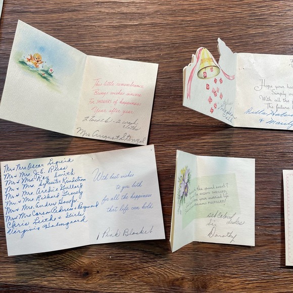 Lot of Kitsch Shower Cards and Wedding Cards - Picture 8 of 13